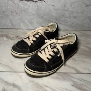 Taos Moc Star Canvas Sneakers Black Comfort Casual Shoes